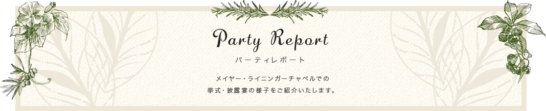 Party Report パーティレポート
